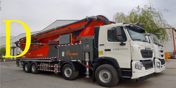 一臺泵車是如何將水泥泵送上去的？